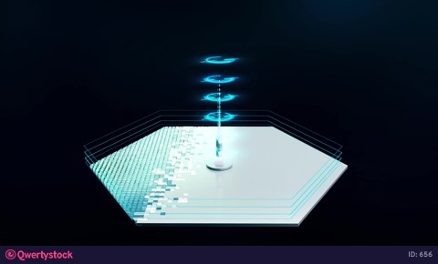 The 5G communications tower is being built and expanding its area of influence video 656